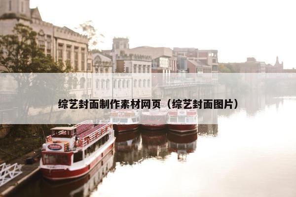 综艺封面制作素材网页（综艺封面图片）