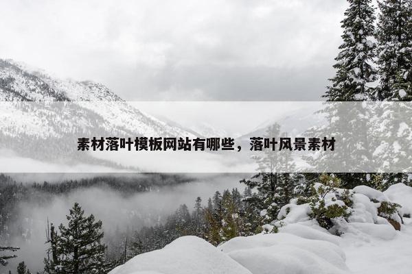素材落叶模板网站有哪些，落叶风景素材