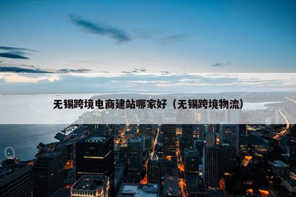 无锡跨境电商建站哪家好（无锡跨境物流）
