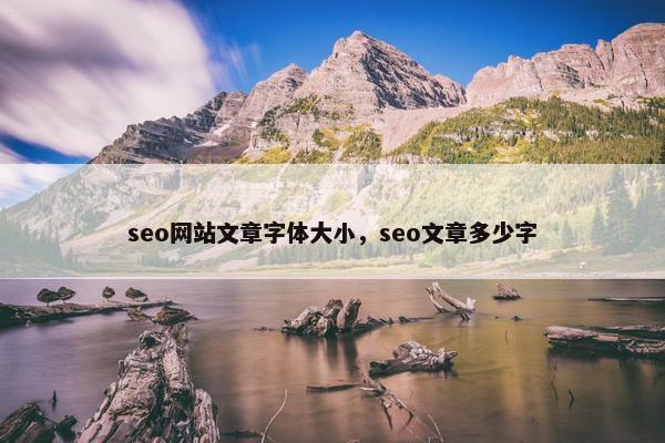 seo网站文章字体大小，seo文章多少字