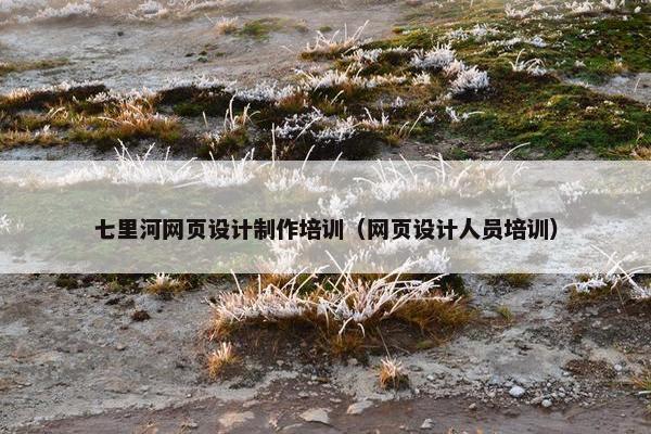 七里河网页设计制作培训（网页设计人员培训）