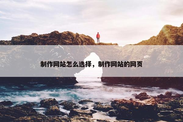 制作网站怎么选择，制作网站的网页