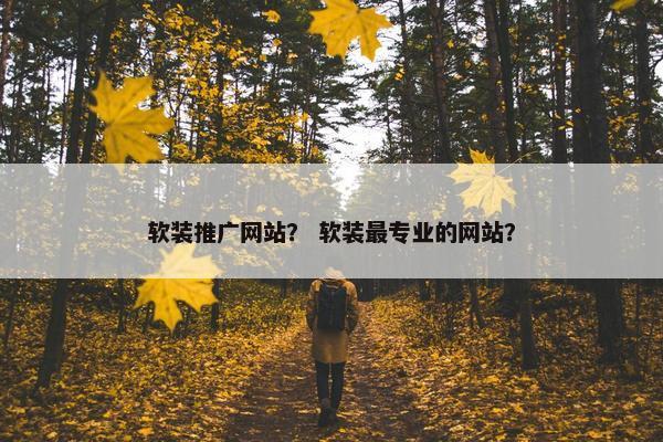 软装推广网站？ 软装最专业的网站？