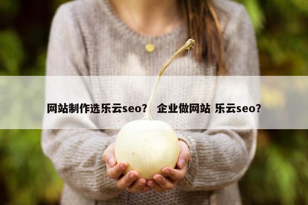 网站制作选乐云seo？ 企业做网站 乐云seo？