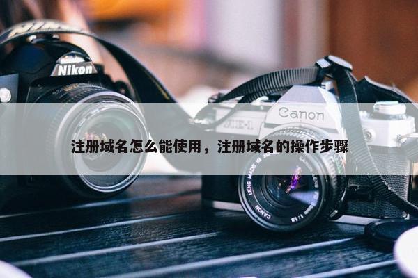 注册域名怎么能使用，注册域名的操作步骤