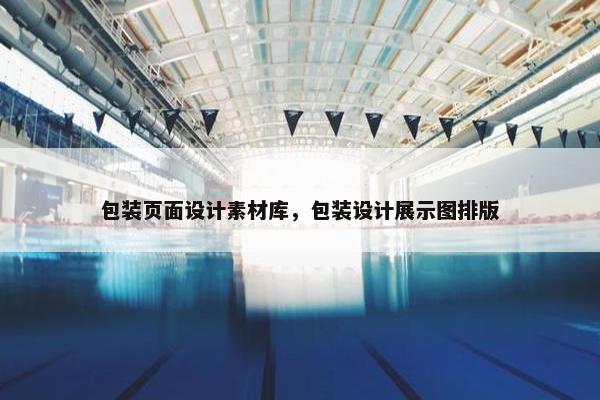 包装页面设计素材库，包装设计展示图排版