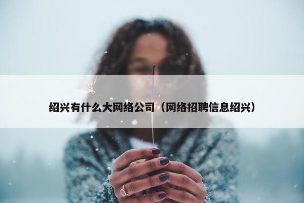 绍兴有什么大网络公司（网络招聘信息绍兴）