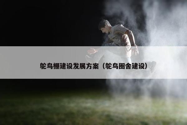 鸵鸟棚建设发展方案（鸵鸟圈舍建设）