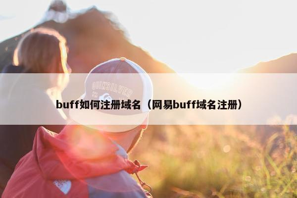 buff如何注册域名（网易buff域名注册）
