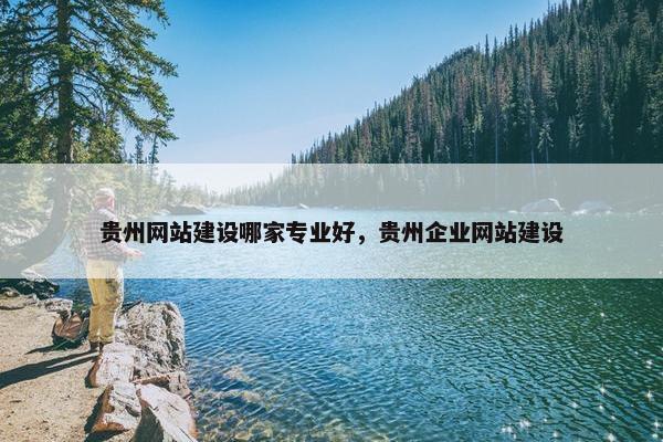 贵州网站建设哪家专业好，贵州企业网站建设