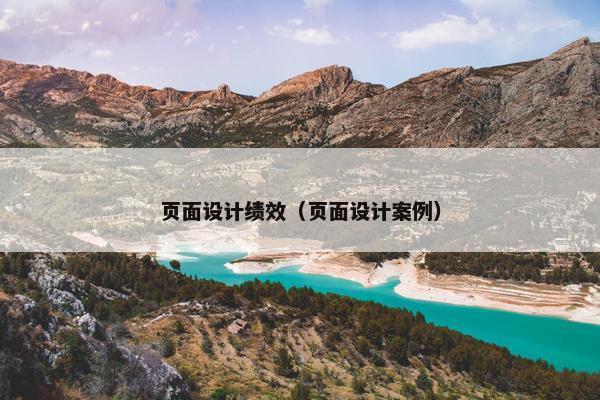 页面设计绩效（页面设计案例）