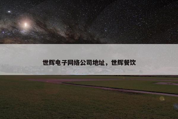 世辉电子网络公司地址，世辉餐饮