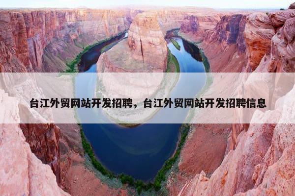 台江外贸网站开发招聘，台江外贸网站开发招聘信息
