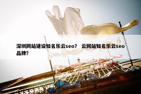 深圳网站建设知名乐云seo？ 云网站知名乐云seo品牌？