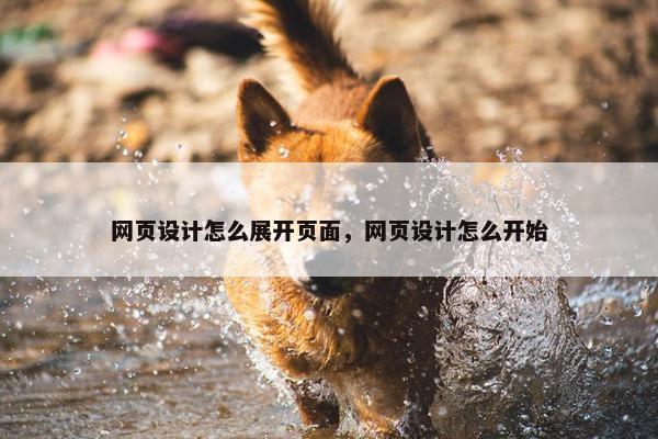 网页设计怎么展开页面，网页设计怎么开始
