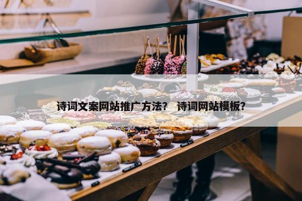 诗词文案网站推广方法？ 诗词网站模板？