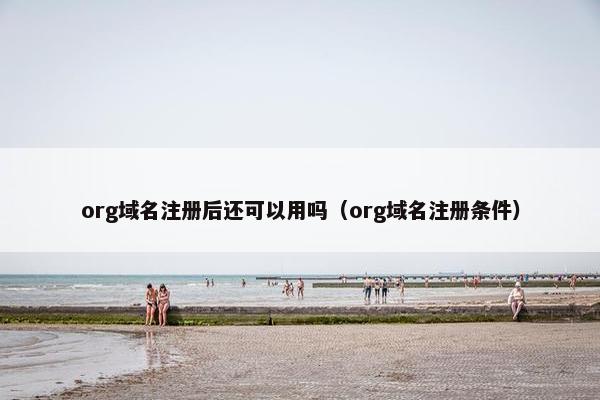 org域名注册后还可以用吗（org域名注册条件）
