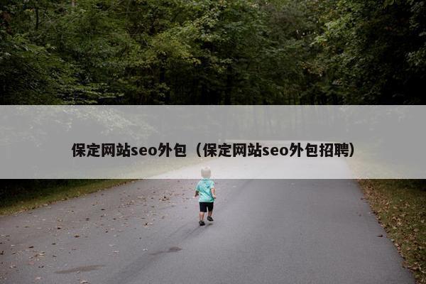 保定网站seo外包（保定网站seo外包招聘）
