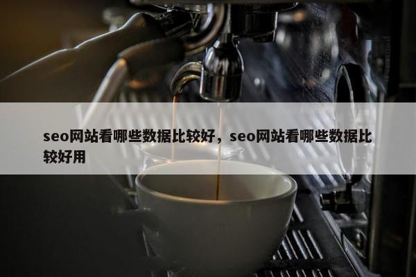 seo网站看哪些数据比较好，seo网站看哪些数据比较好用