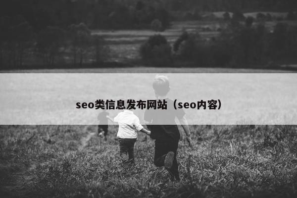 seo类信息发布网站（seo内容）